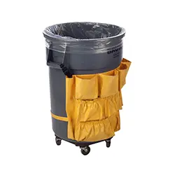 25 x 17 x 54 Black Poly Liners 4 mil